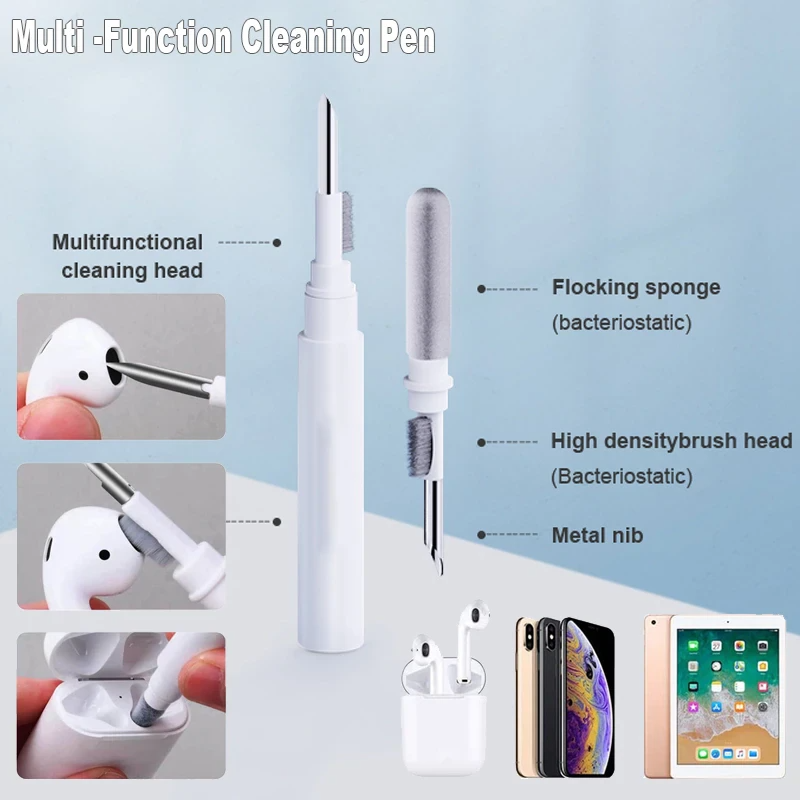 Cleaning Pen For Airpods Pro1 2Earphones Cleaner Kit Soft Brush Case Earbuds LOT