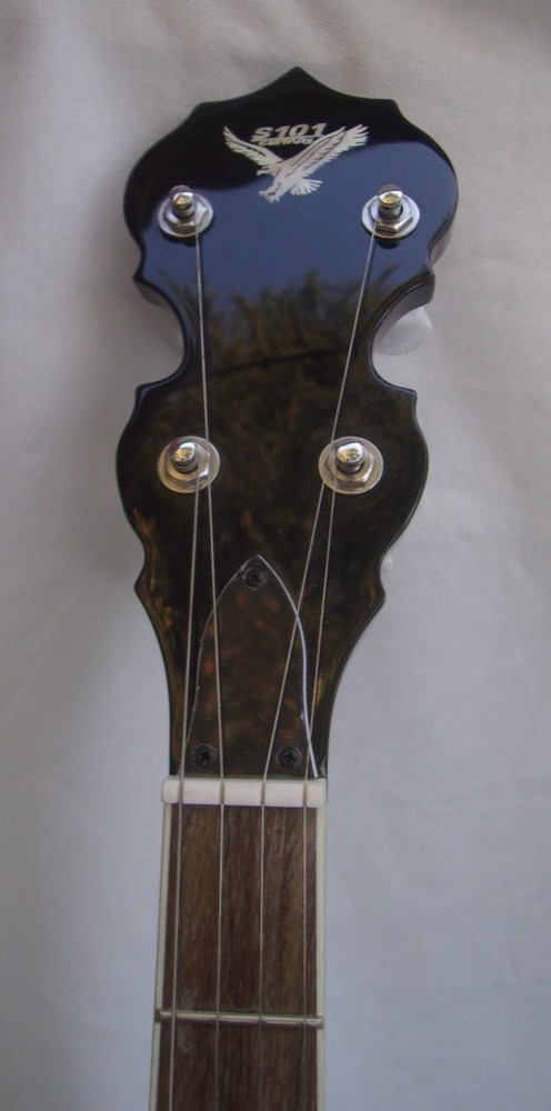 S101 GUITARS BLUEGRASS 5 STRING BANJO GUITAR SOLID BODY IN NICE CONDITION