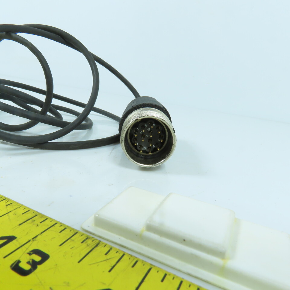 Heidenhain 346 243-04 LIDA 48 Linear Encoder Scale Head 12-Pin (Cracked)