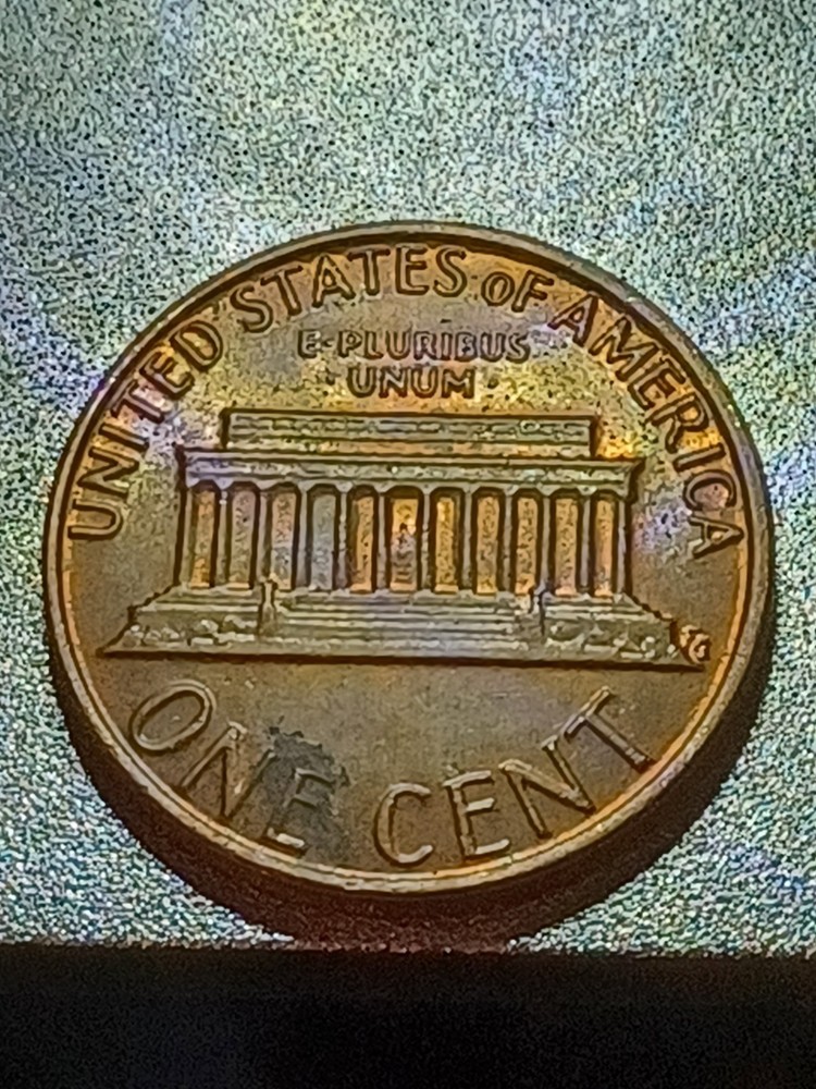 1982D PENNY ERRORS 3.1 GRAMS BIG BOLD LETTERS FRONT AND REVERSE