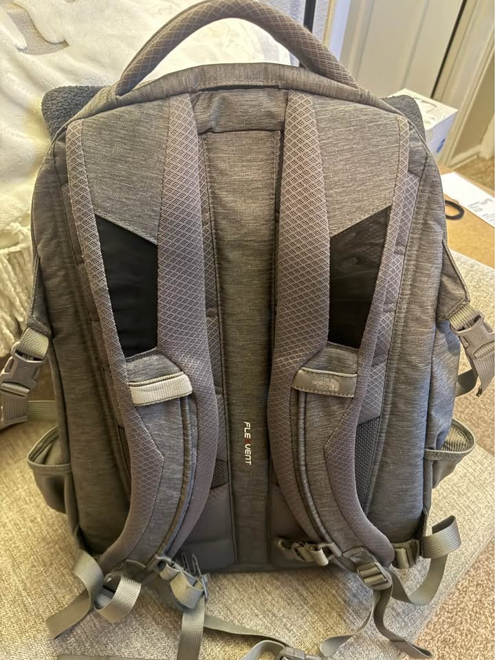 North Face Main Frame Backpack Grey
