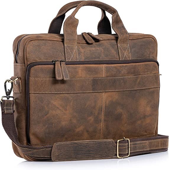 Leather briefcases Laptop Messenger Bags for Men and Women Best Office Bag