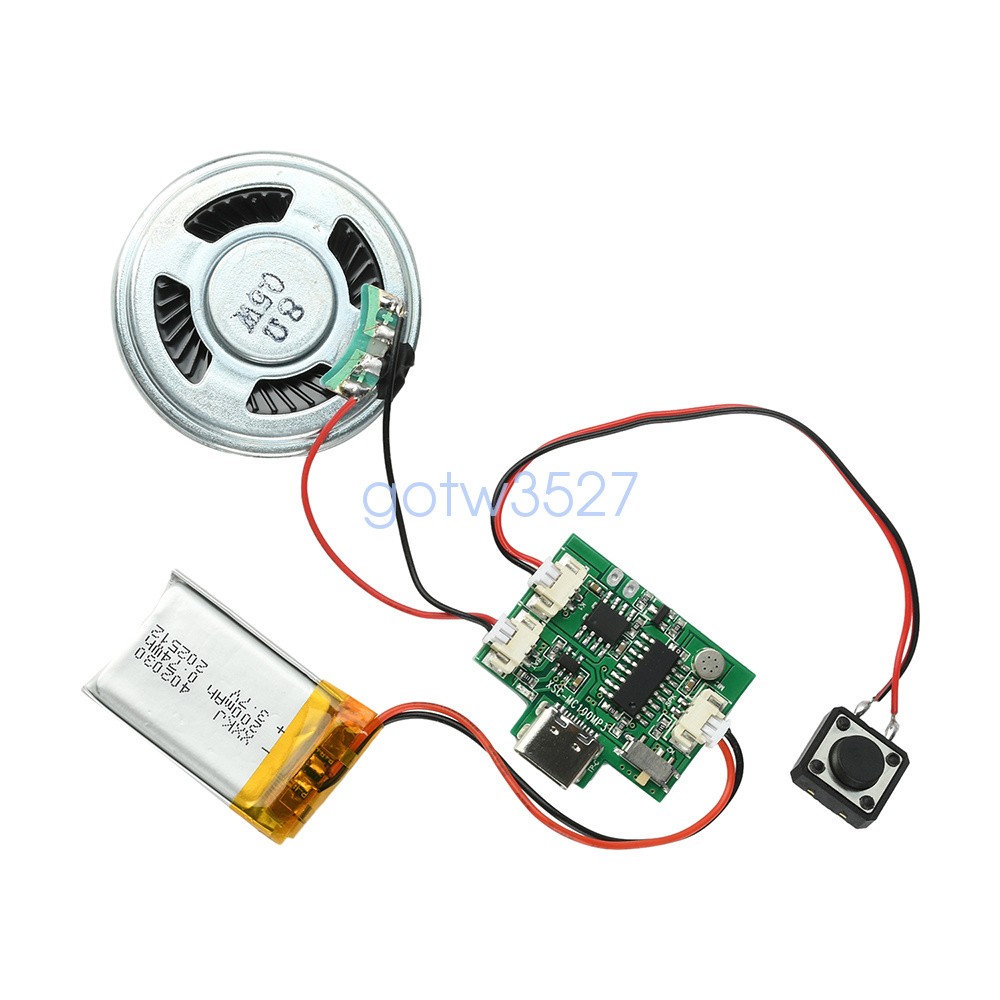 Lot Recordable Sound Module 8M MP3 Record & Play for Birthday Card DIY Projects
