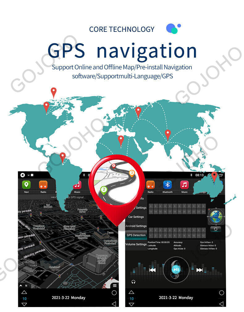 64GB Tesla style For Chevrolet Malibu Radio 2012 Car Stereo Android appleCarplay