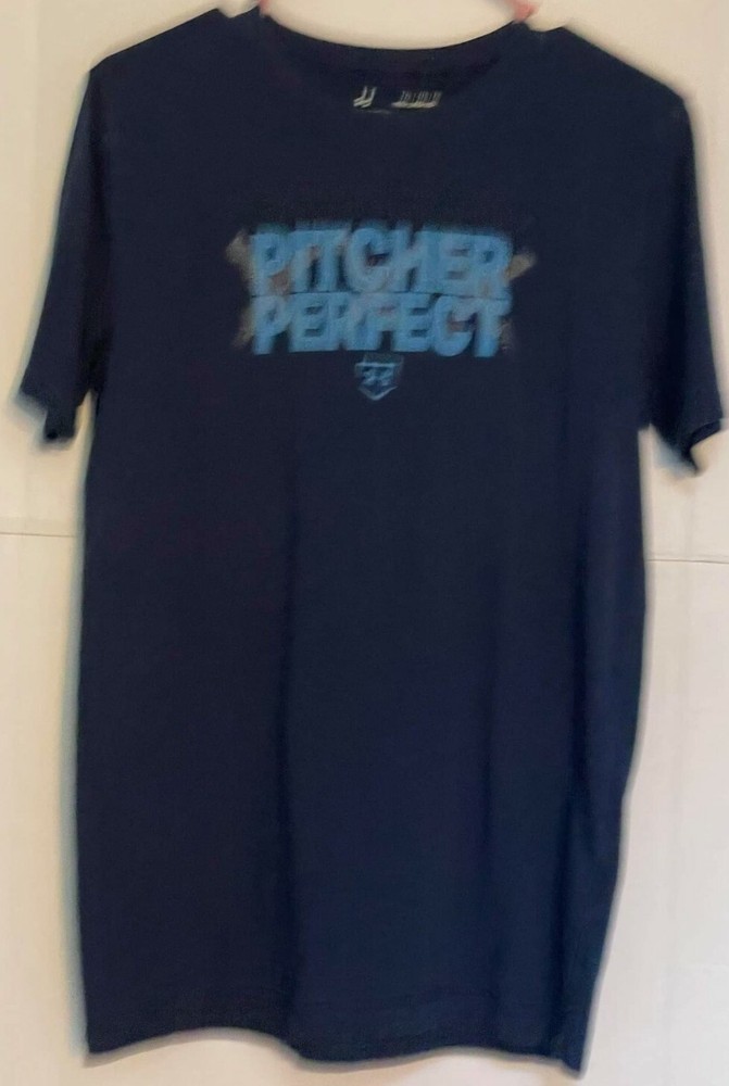 Under Armour Men's Pitcher Perfect Logo Baseball Blue Size Medium