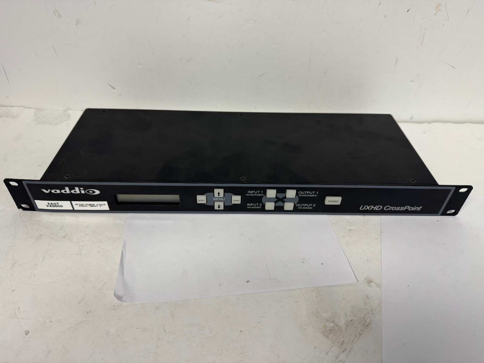 Vaddio 999-5690-000 UXHD CrossPoint Converter w/Cord. POWERS UP!