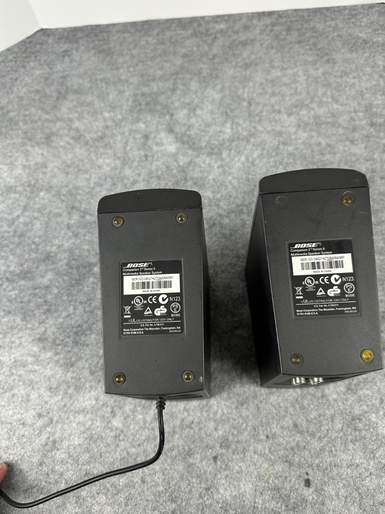 Bose Companion 2 Series II Computers Speakers Complete Untested