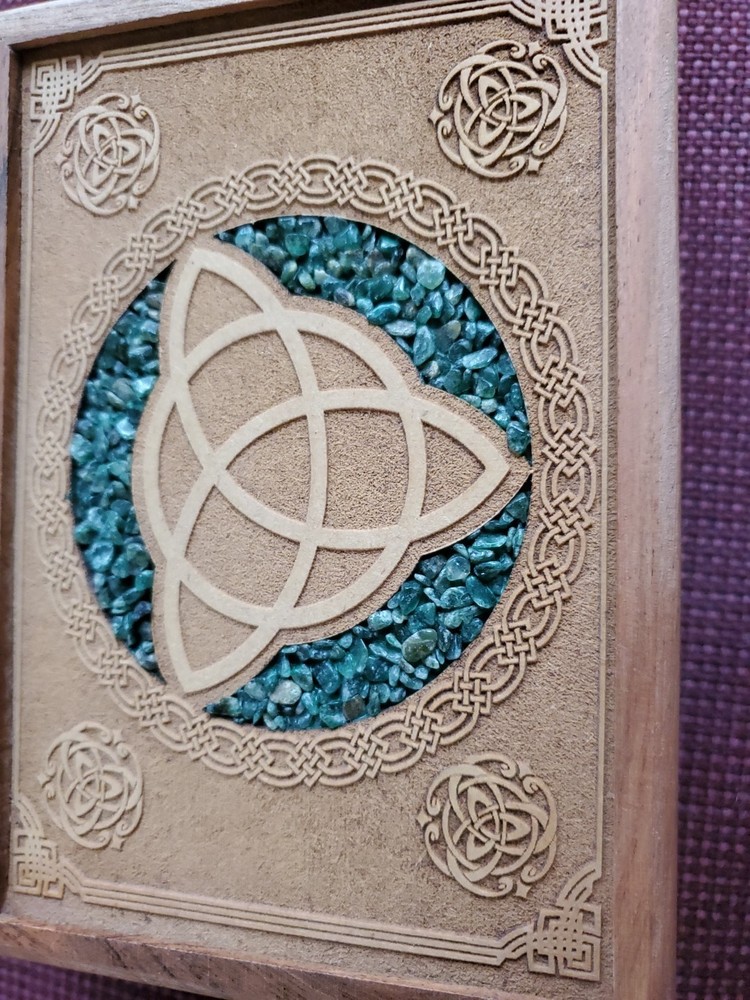 Original, creative Botanical Blessings Oracle Deck & Aventurine-trim Box