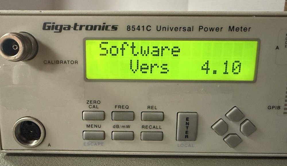 Gigatronics 8541C Single Channel RF Power Meter Tested