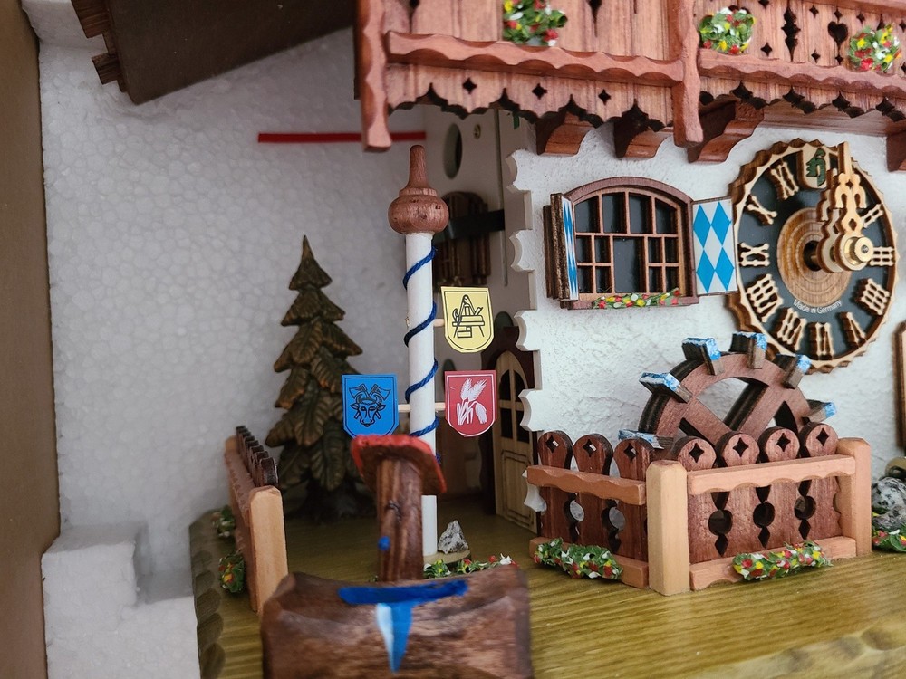 Bavarian Handcarved Cuckoo Clock