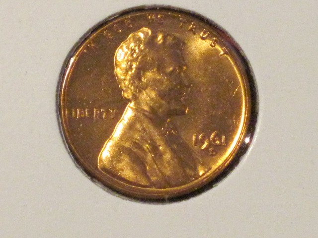 1961-D Small Cent - BU example (L3)