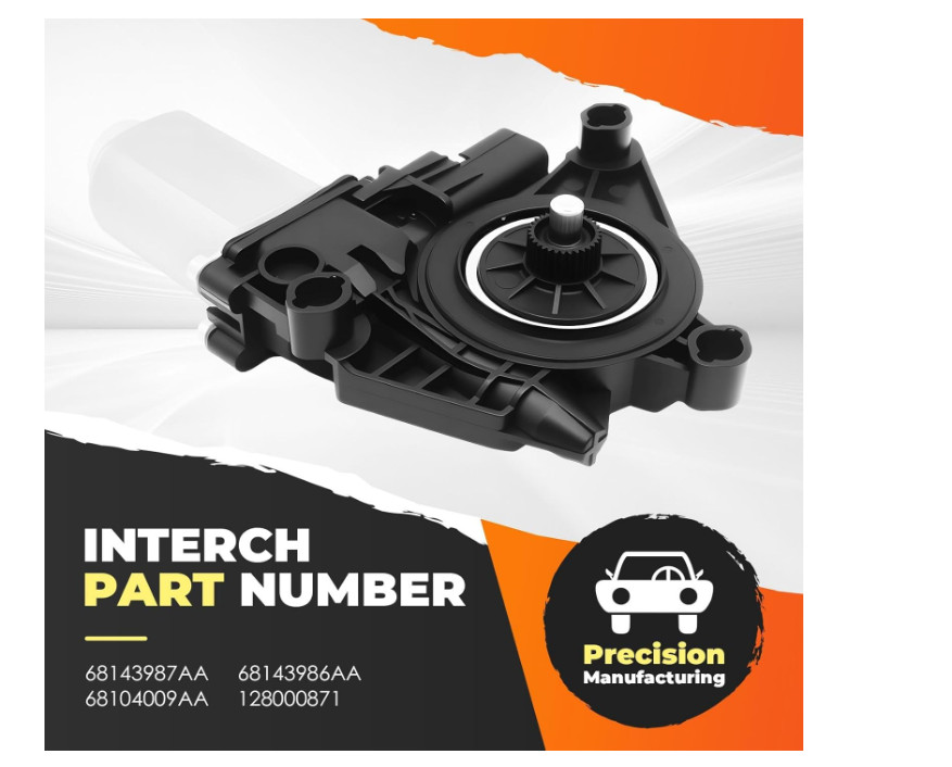 68143987AA Front Driver Windows Regulator Motor Compatible with Charger Left