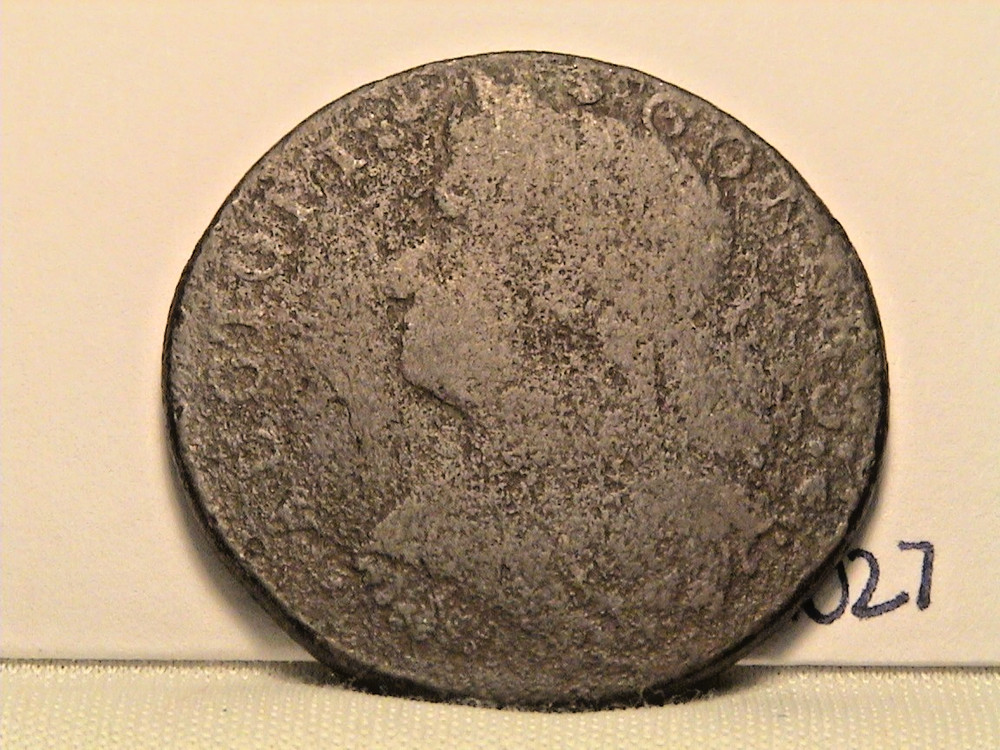 1787- Connecticut Draped Bust Left Copper Colonial