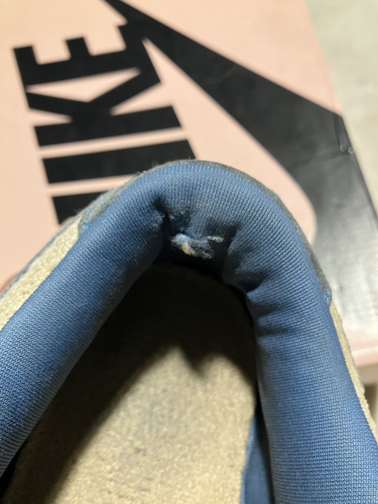 Size 10 nike sb dunk lows blue hemps