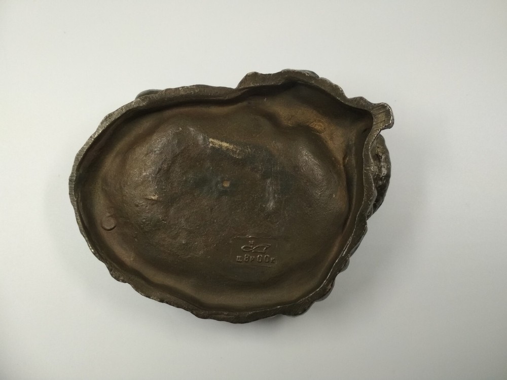 Lizard - salamander, Soviet bronze ashtray, *30
