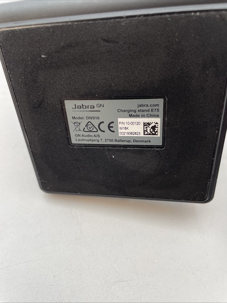 JABRA EVOLVE E65 MODEL DIV010 CHARGING HEADSET BASE/STAND WITH USB - BASE ONLY