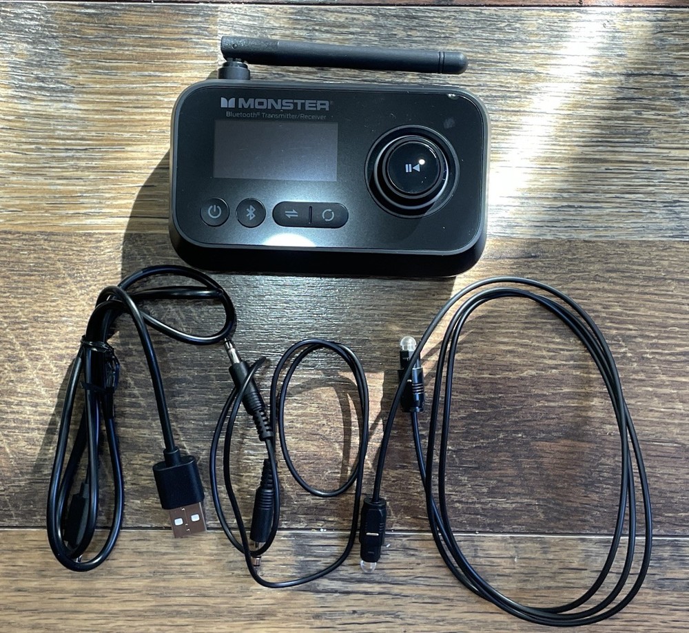 Monster Bluetooth 2-in-1 Wireless Audio Adapter Transmitter & Receiver