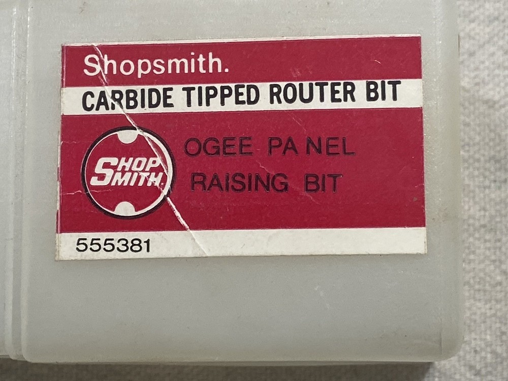 Shopsmith Mark V Carbide Tipped Router Bit Ogee Panel Raising Bit