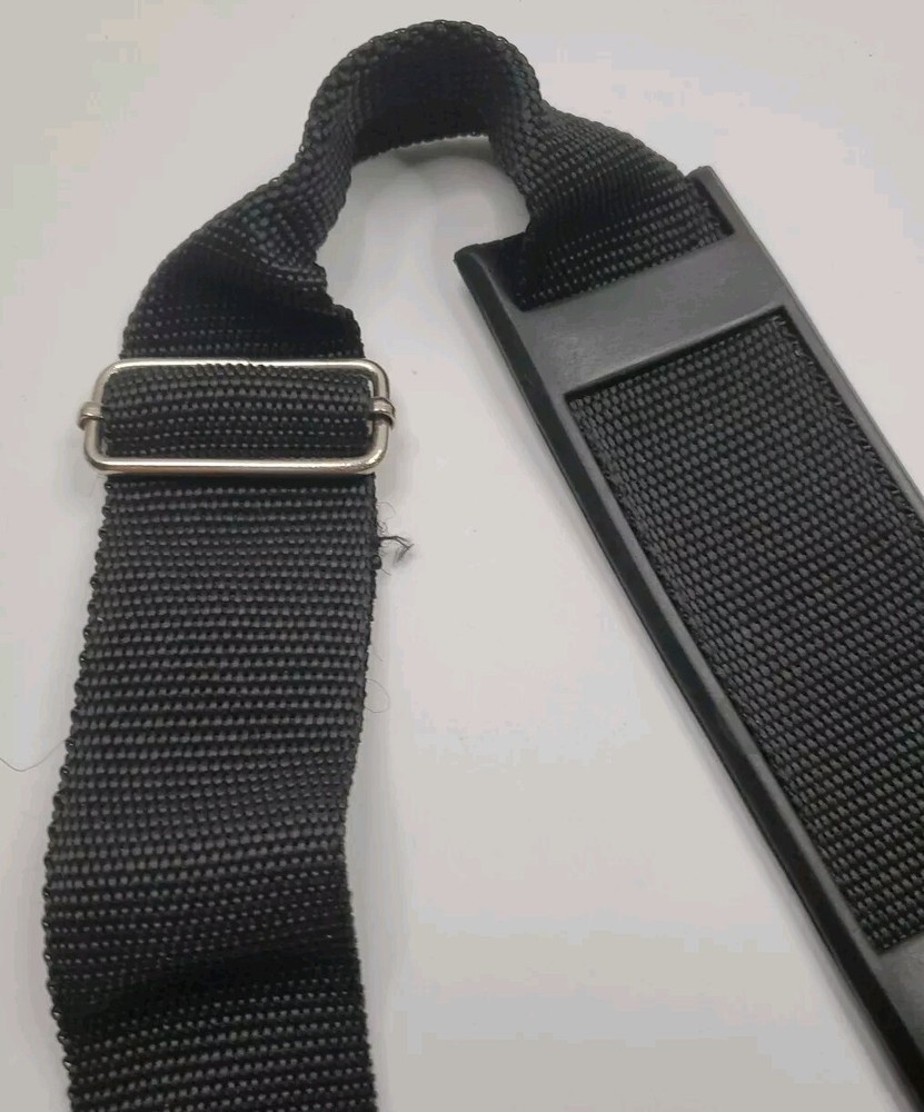 Strap Only 29" Adjustable Black Canvas 1.5" Wide