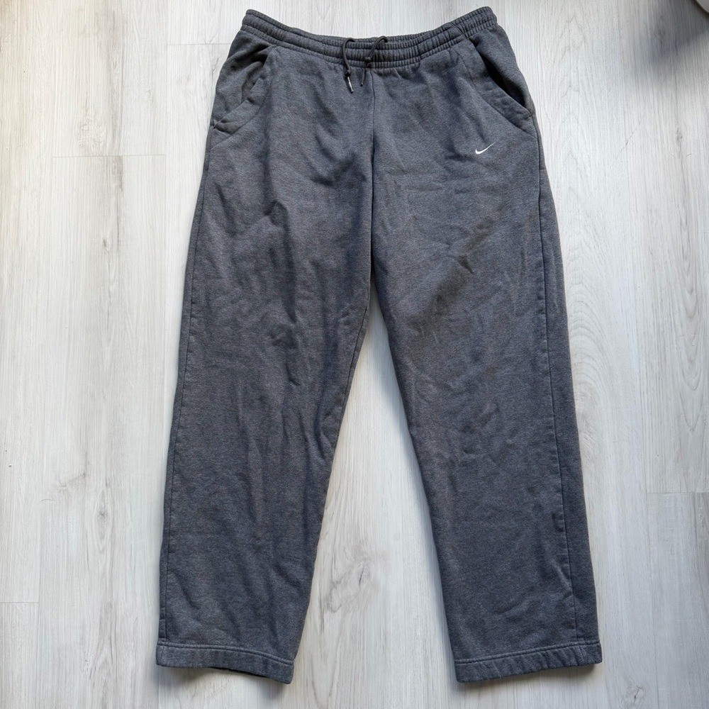 Nike Men's Vintage Y2K Gray Sweatpants Baggy