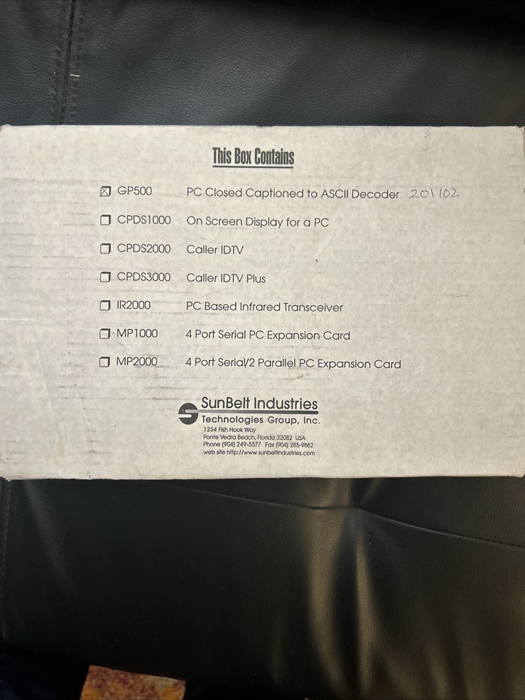 TextGrabber GP500 VBI Line 21 Video Decoder Extracts Closed Captions