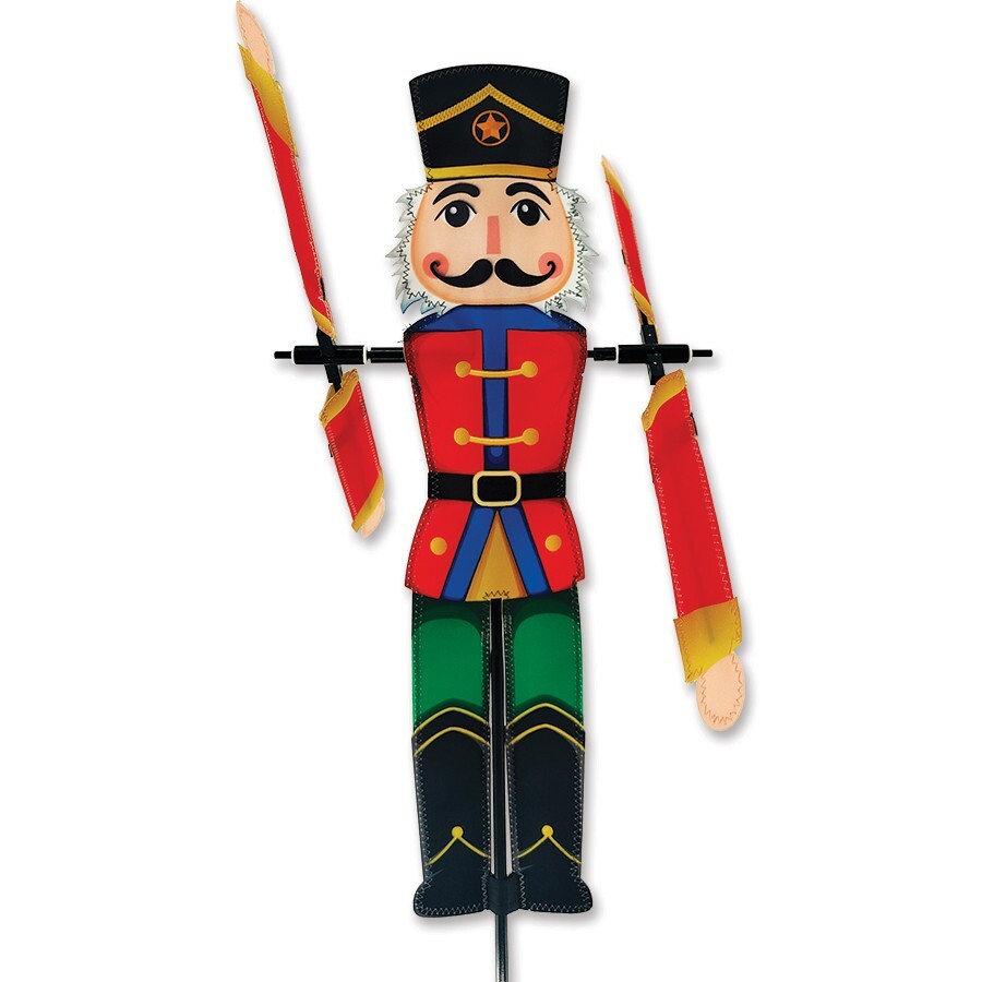 Nutcracker Whirligig Wind Spinner 20"