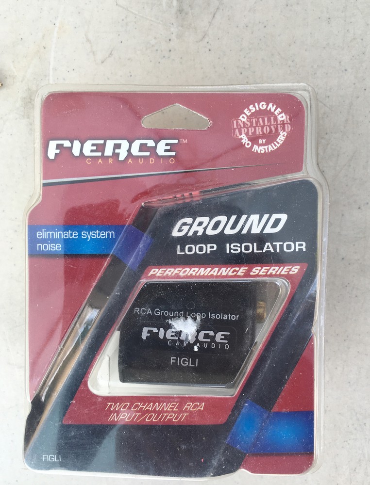 Fierce Audio FIGLI Performance Series Ground Loop Isolator 2CH RCA Input/ Output
