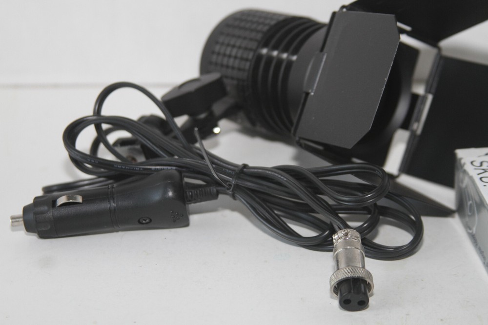 VIDEO Camcorder Light + Hot Shoe Extender extra bulbs gels electronics camera