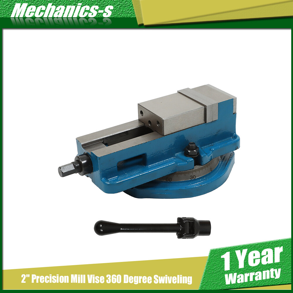 2" Precision Mill Vise 360 Degree Swiveling Base Replacement New