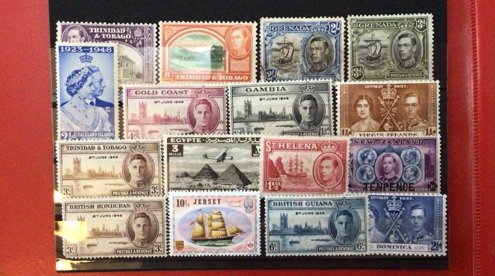 BRITISH COMMONWEALTH Stamps, mostly mint, as shown on page