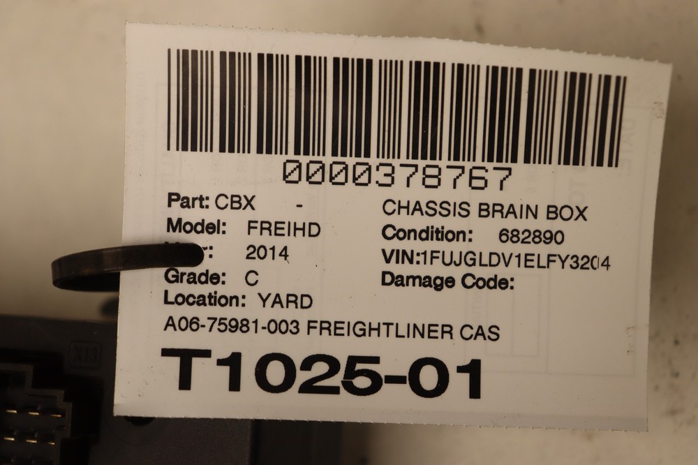 2008-2017 FREIGHTLINER CASCADIA 125 CAB CONTROL UNIT MODULE A06-75981-003 OEM