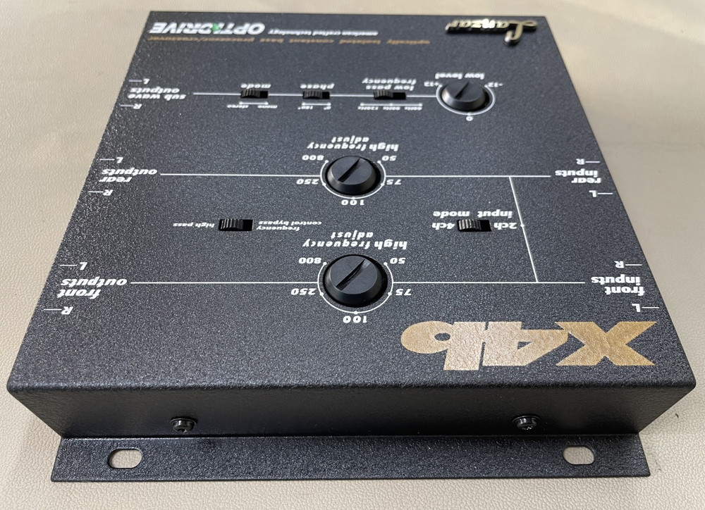 Old School Lanzar X4b — Optically Isolated Constant Bass Processor/Crossover,NOS