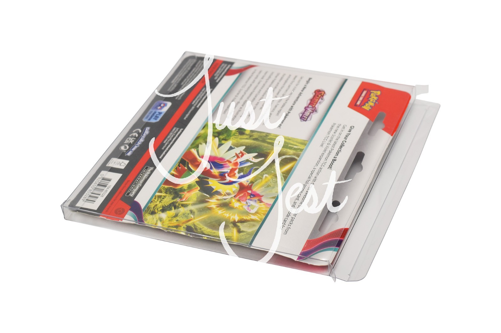 Protective Clear Case for Pokemon Blister Packs (x10) w/ Removable Film