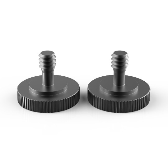 2pcs Universal 1/4” Camera Thumb Screws Camera Quick Release L Bracket Screws