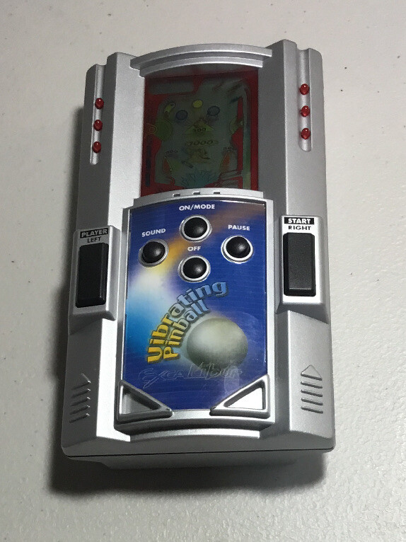 Excalibur Handheld Vibrating Pinball