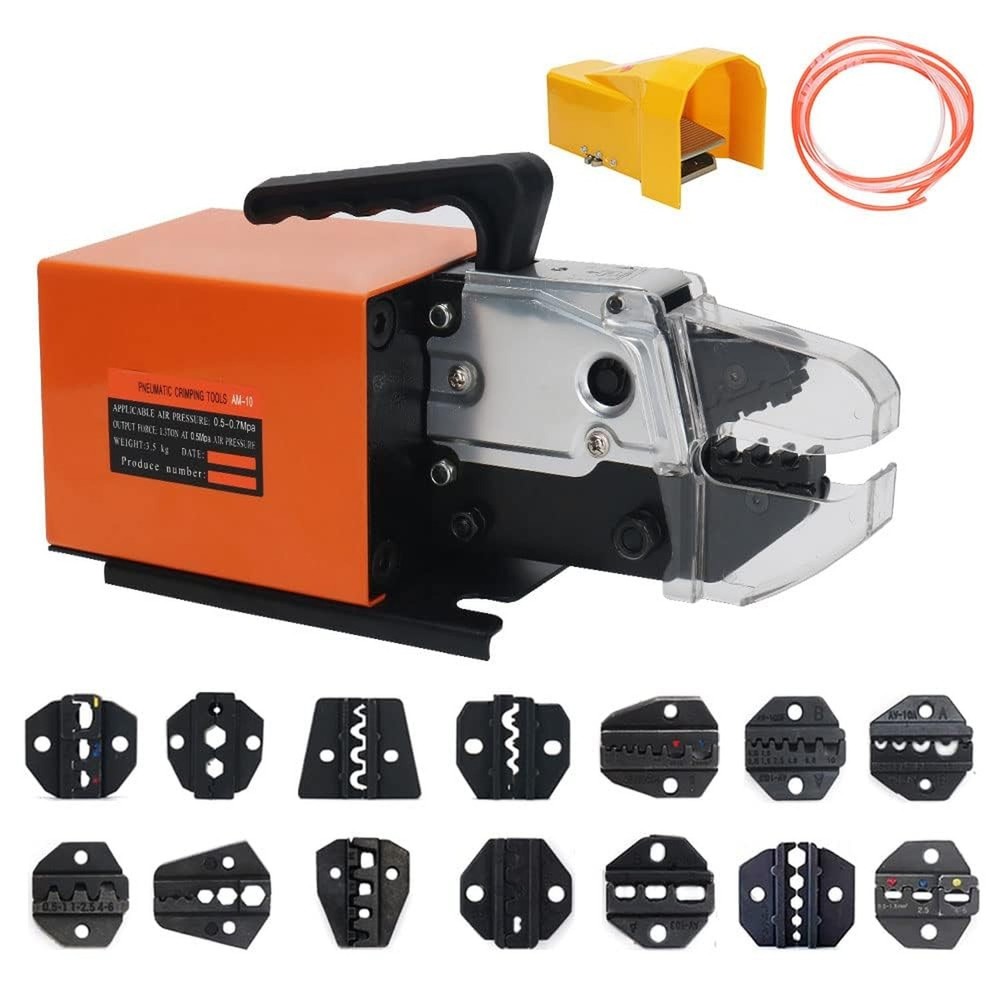 Pneumatic Crimping Tool Multifunction Pneumatic Crimper Plier Machine AM-10 A...