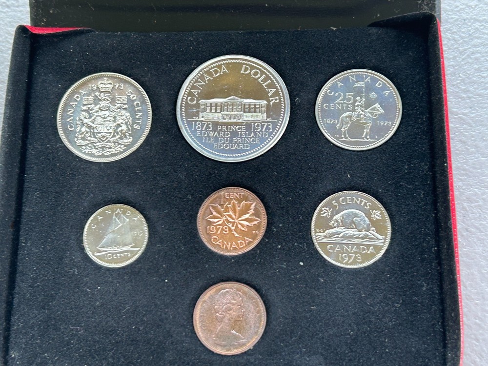 2 Different RCM 1973 Canada Proof Like Uncirculated Coin Sets