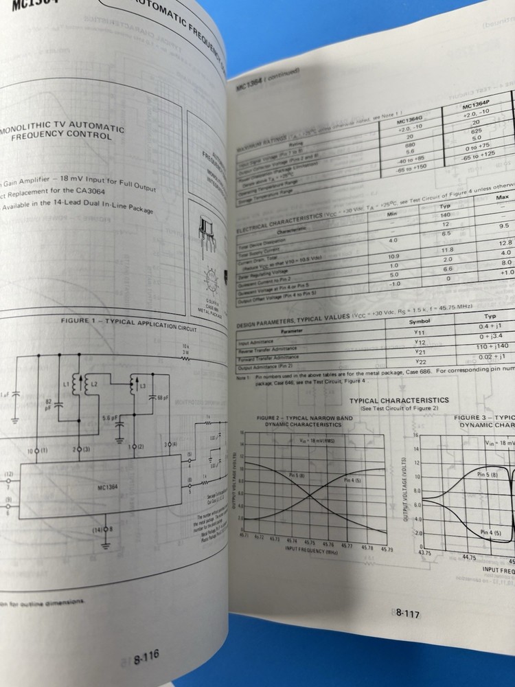 1975 MOTOROLA Semiconductor Data Library Linear Amps Circuits Series A Vol.6