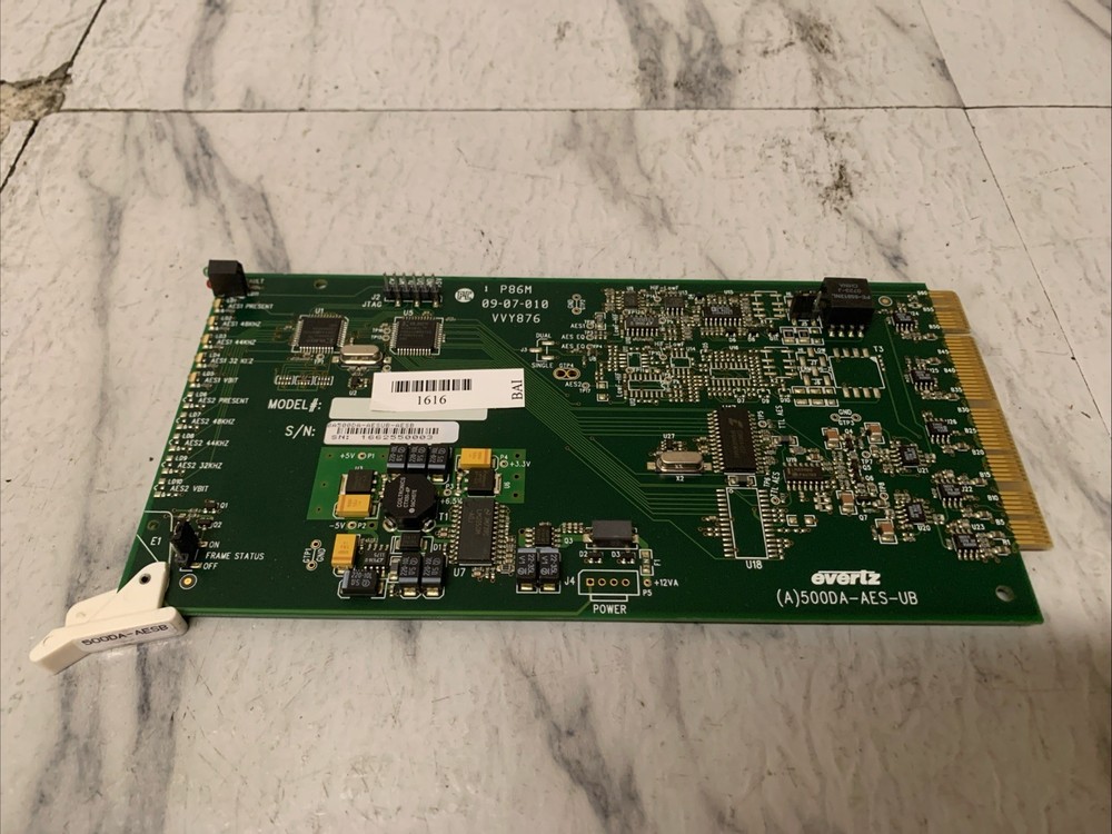Evertz (A)500DA-AES-UB Audio Distribution Amplifier Card