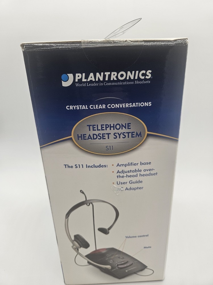 Plantronics S11 Telephone Headset System- New