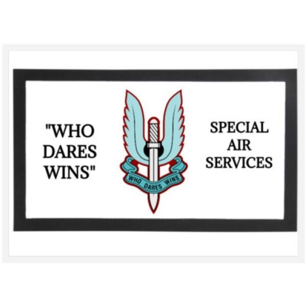 SAS Special Air Services Bar Runner Man Cave Home Bar etc