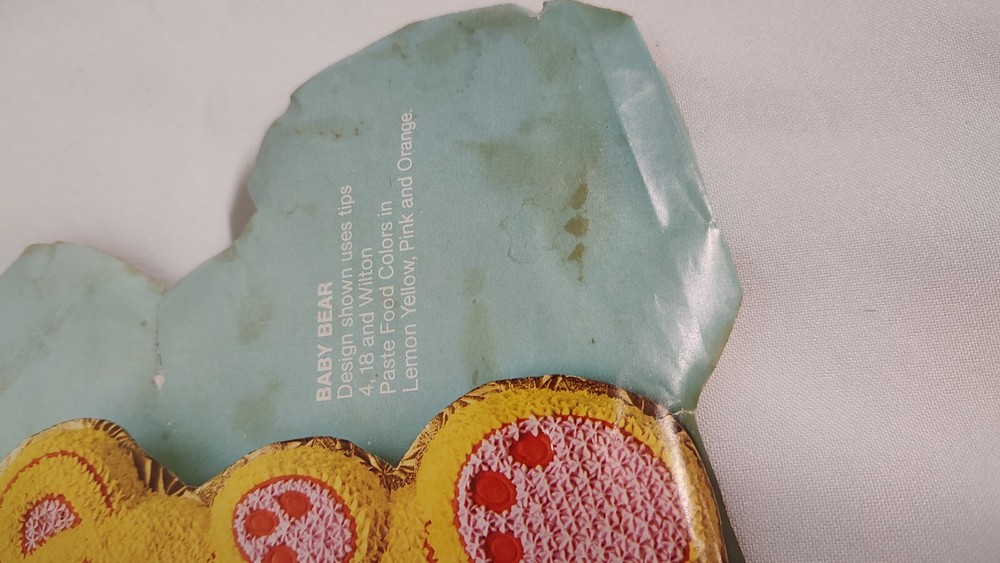 Wilton Cake Pan Huggable Teddy Bear 1982