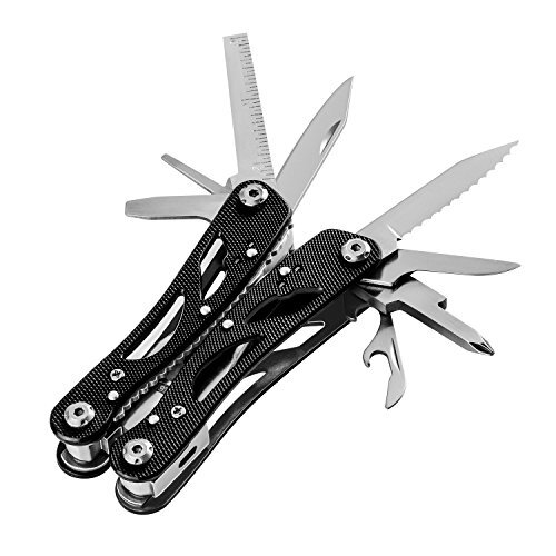 Multitool Pliers Set Stainless Steel Screwdriver Tool With 11 Screwdriver Bits B
