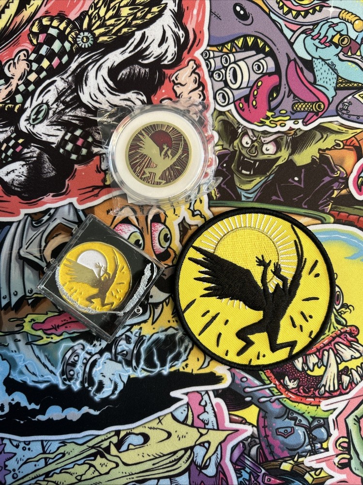 Brand New Sealed Avanti’s Angels Challenge Coin, Pin, And Patch Lot