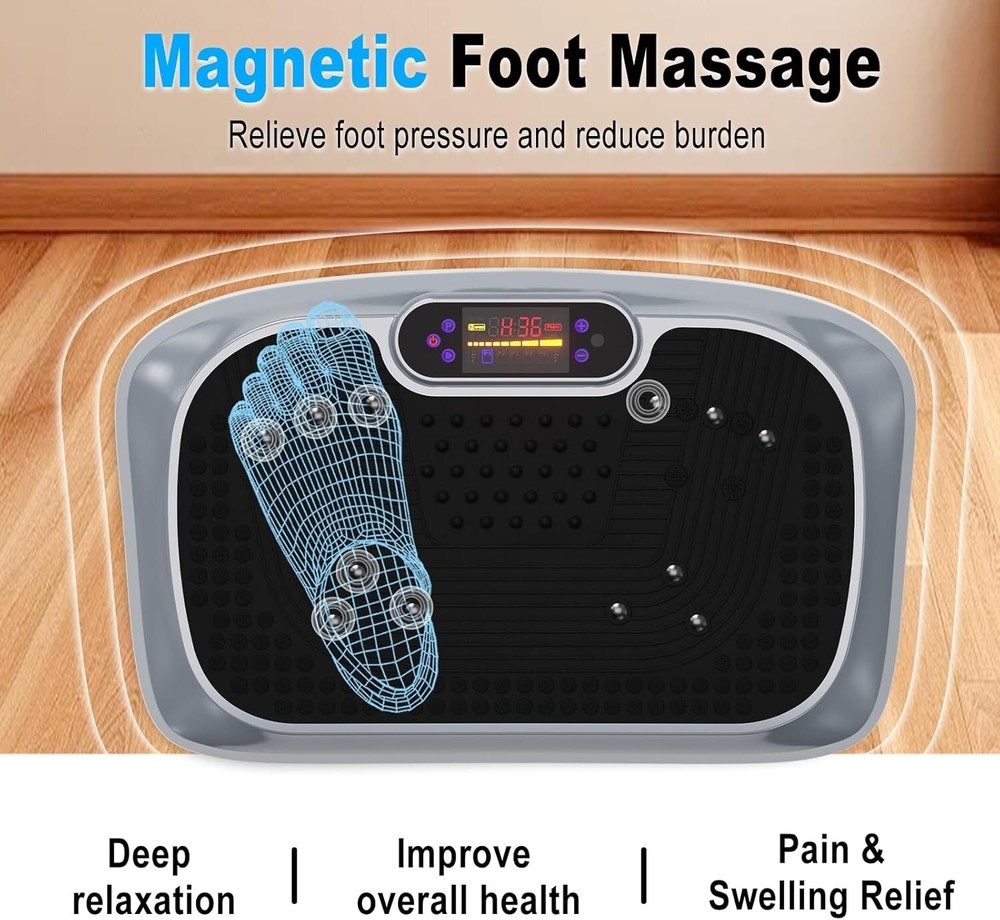 HOTWAVE Vibration Plate Exercise Machine for Lymphatic Drainage Power Vibrating
