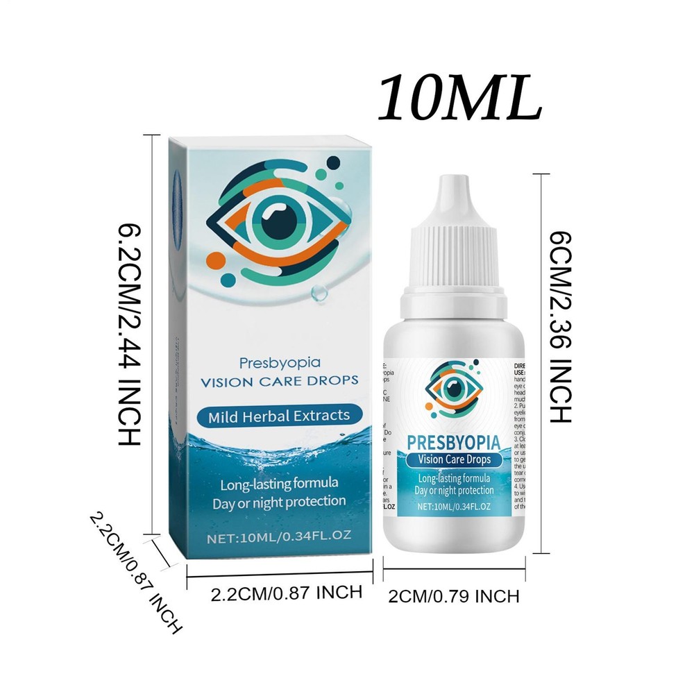 Presbyopia Vision Restore Eye Drops Refresh Eye Drops 10ml Hydration Eyedrops