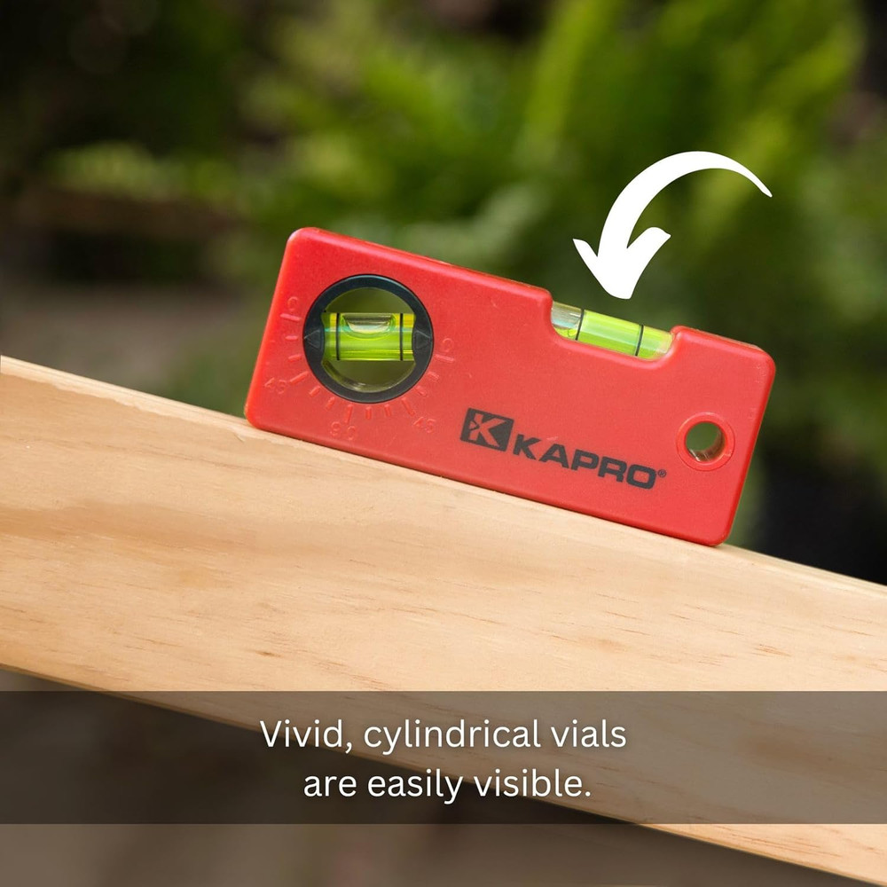 - 245 Mini Level - with Angle Finder - Features Horizontal Vial and Top-Scroll A