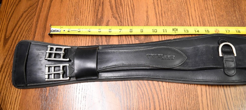 Thinline, girth, black, 32” dressage
