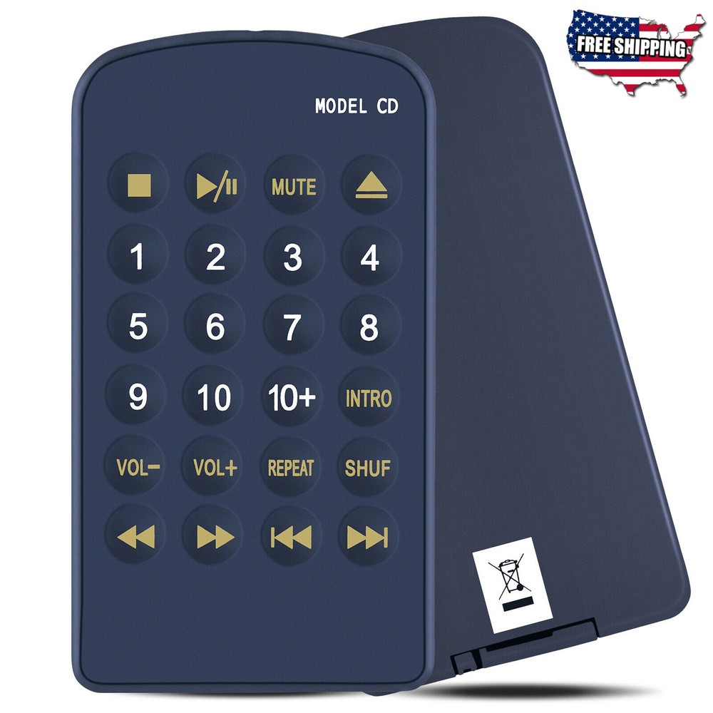 New Remote Control For Tivoli Audio Model CD Compact Disc Digital Audio