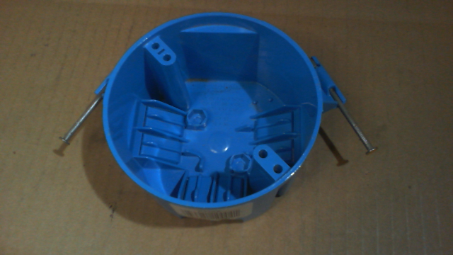 Carlon B520A 4" Round Polycarbonate Electrical Ceiling Box - New